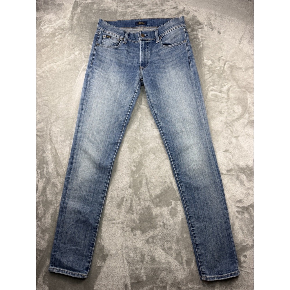 Polo Ralph Lauren Jeans Women's 28 Tompkins Skinny Medium Wash Stretch